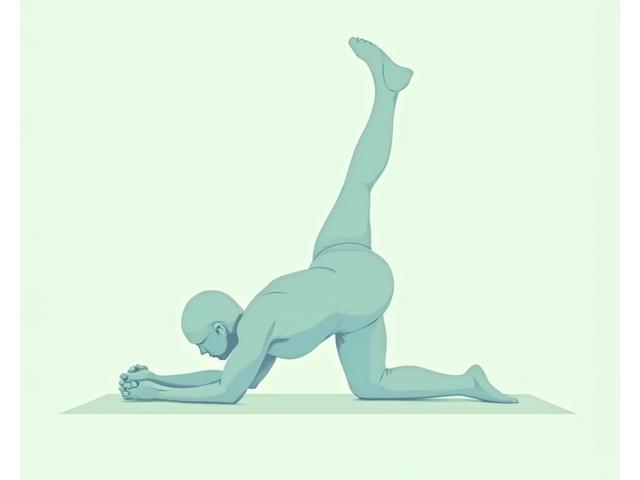 Illustration of a person stretching, highlighting safe exercise practices